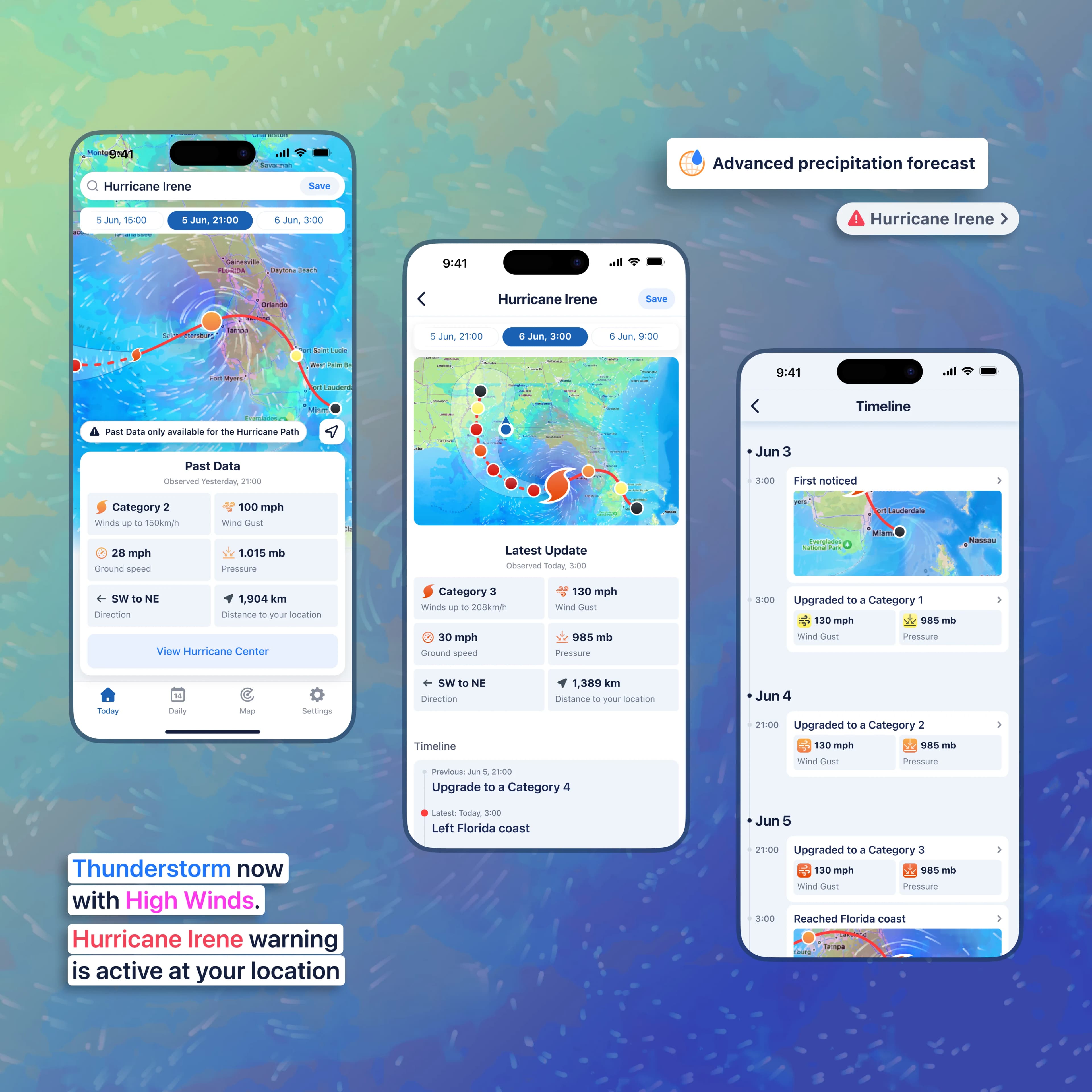 Clime Extreme Weather App screenshot 1